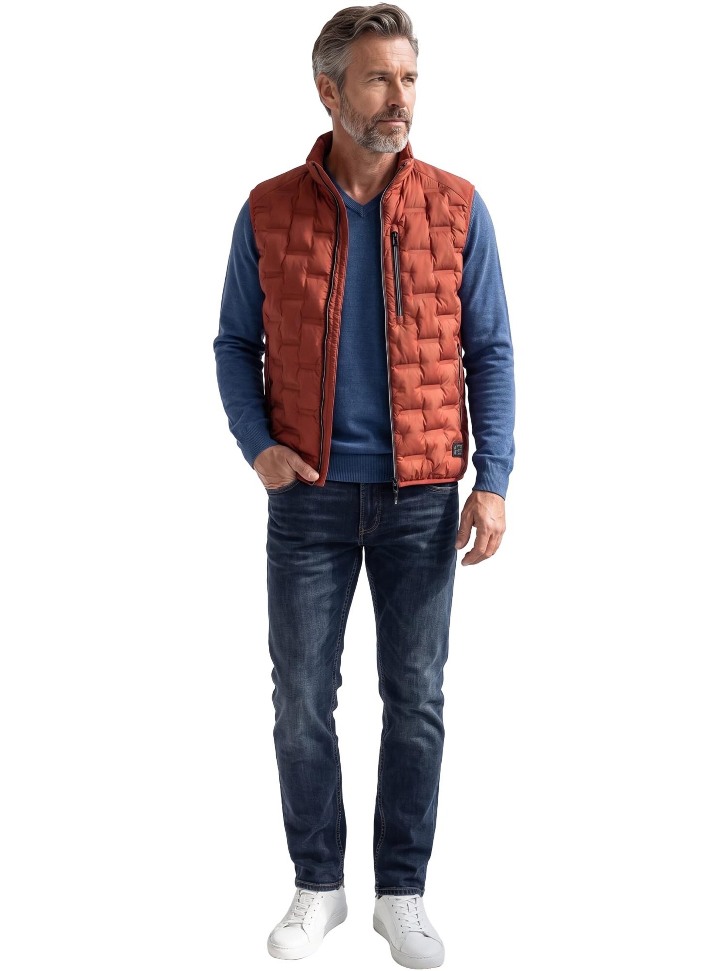 CASAMODA Vest 'Basic' in Red