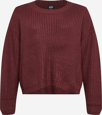 Urban Classics Sweater in Red: front