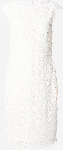 Robe fourreau s.Oliver BLACK LABEL en blanc : devant