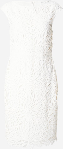 s.Oliver BLACK LABEL Φόρεμα κοκτέιλ σε λευκό: μπροστά