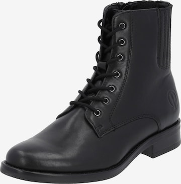 Bottines à lacets 'Silba' Palado en noir : devant