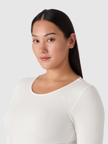 Les Lunes Shirtbody 'Alena' i hvid