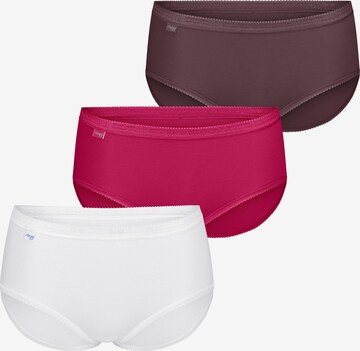SLOGGI Midislip ' Originals Basic ' in Braun: Vorderseite