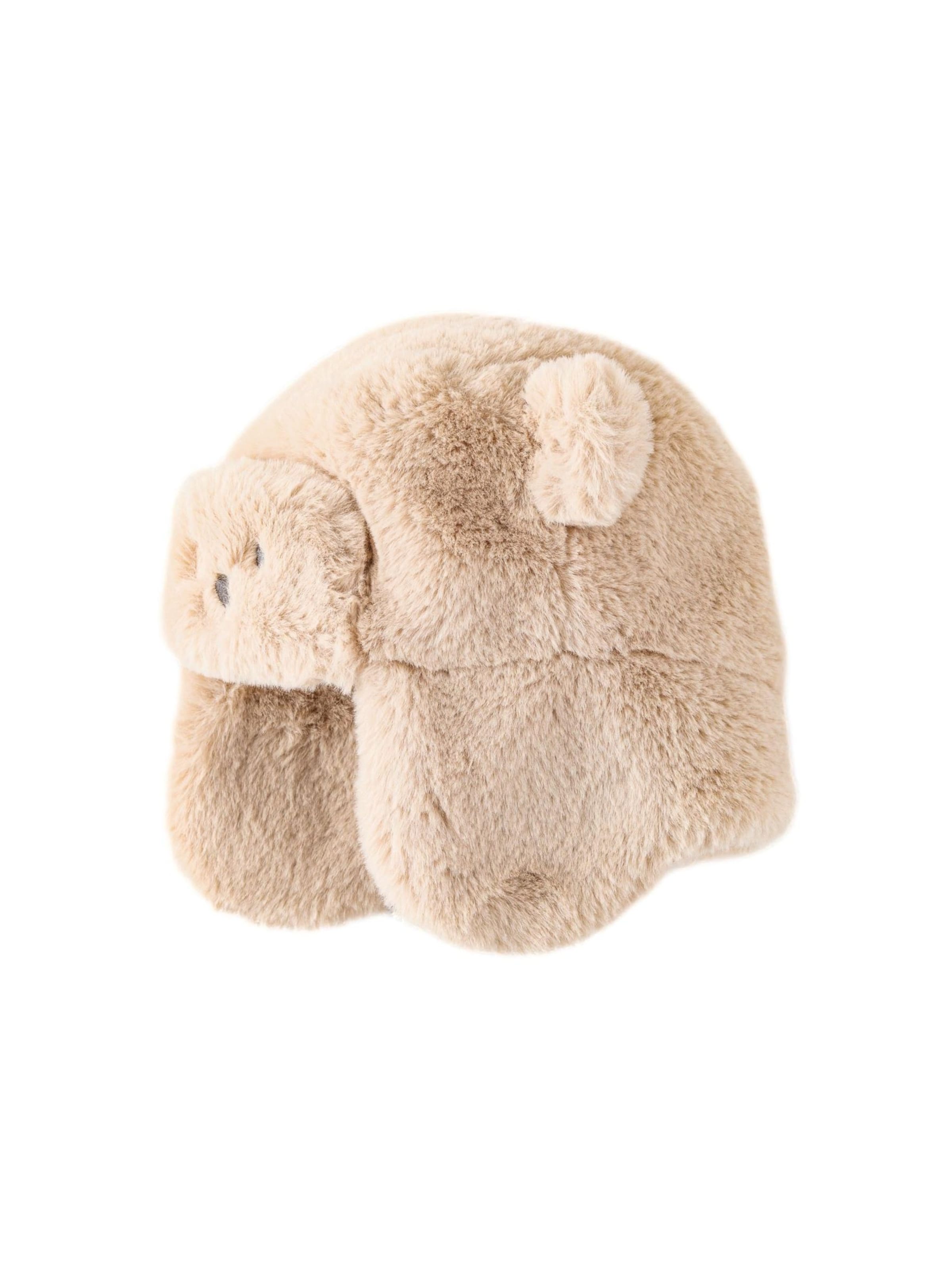 Next Mütze in Beige: Vorderseite