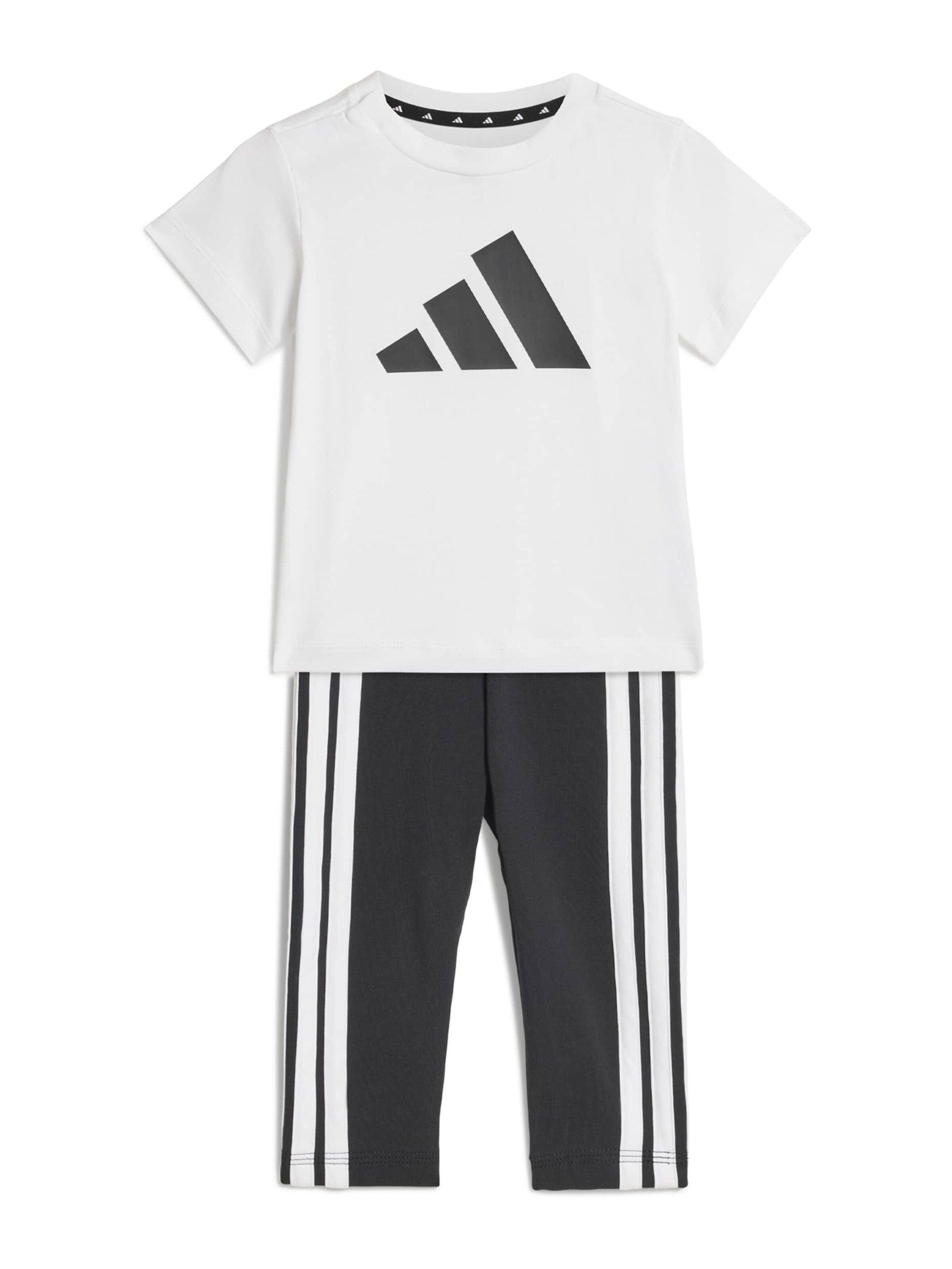 Costum de trening de la ADIDAS SPORTSWEAR pe negru: față