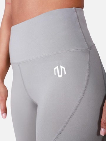 MOROTAI Skinny Sporthose 'CROPPED' in Grau