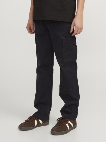 Loosefit Pantalon 'Kane Harlow' Jack & Jones Junior en noir : devant