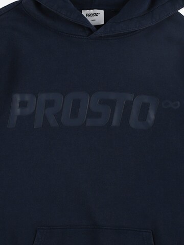 Prosto Sweatshirt 'Big Log Washed' in Blue