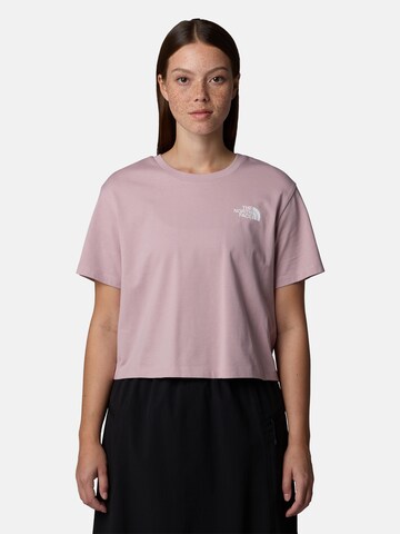 THE NORTH FACE Shirt 'Simple Dome' in Pink: front