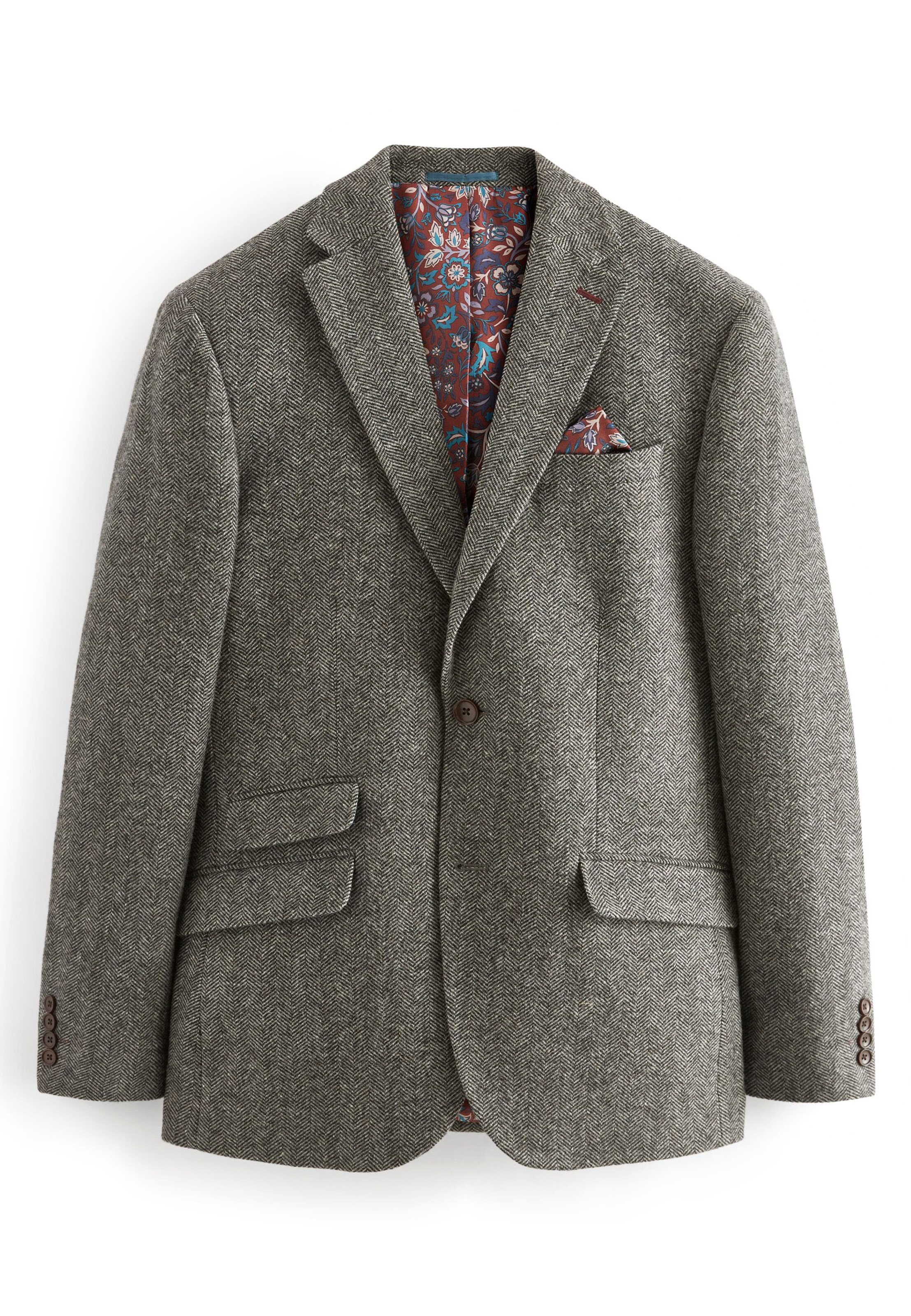 pelēks Next Standarta piegriezums Klasiska žakete 'Nova Fides': no priekšpuses