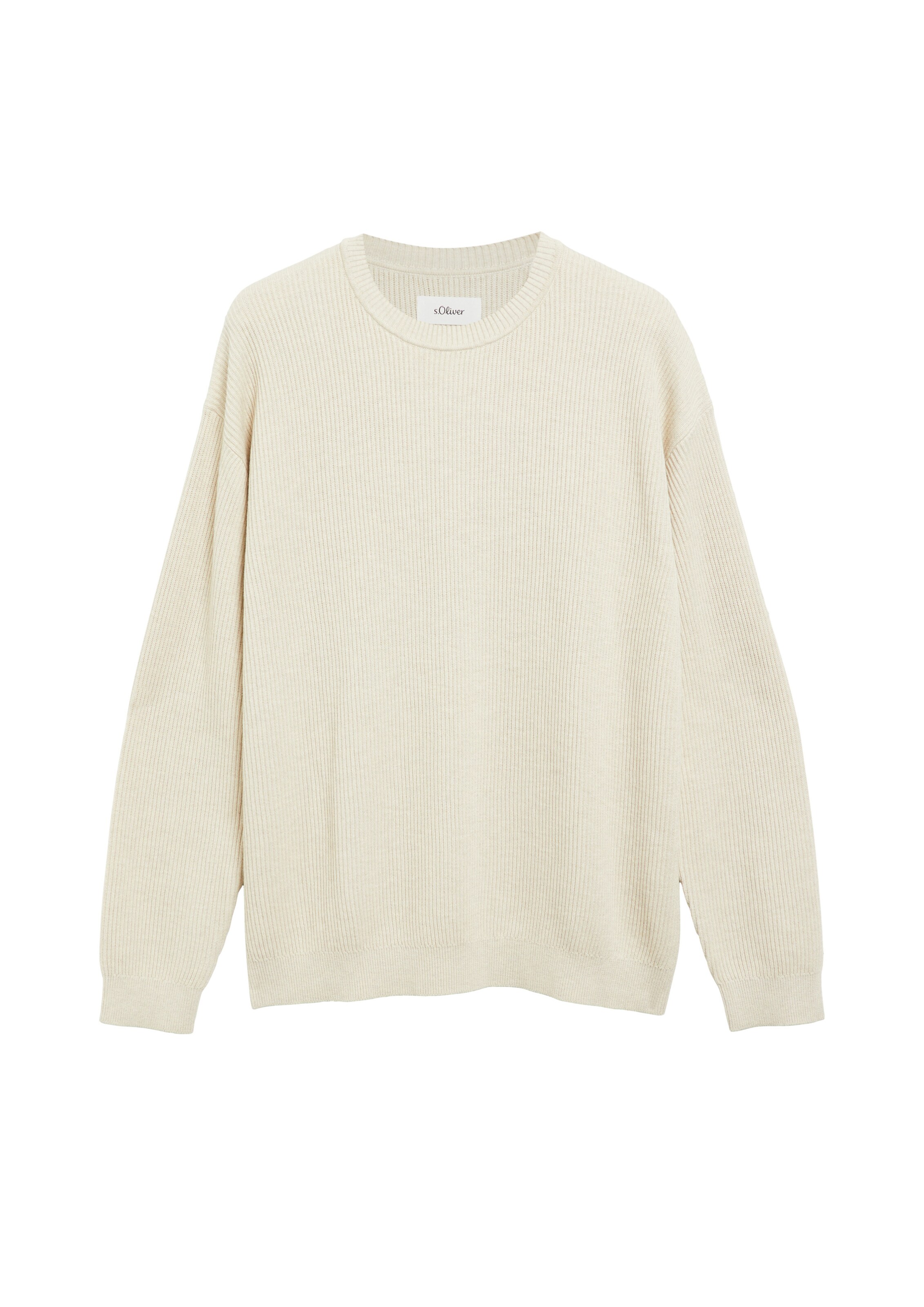 s.Oliver Pullover in Beige: Vorderseite