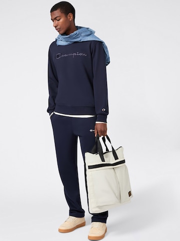 Sweat-shirt Champion Authentic Athletic Apparel en bleu