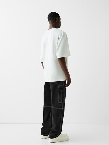 Bershka Loosefit Gargohousut värissä musta