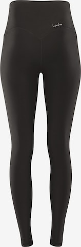 Skinny Pantalon de sport 'HWL117C' Winshape en noir