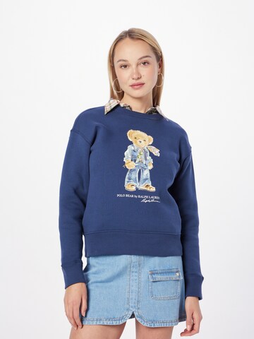 Polo Ralph Lauren Sweatshirt i blå: framsida