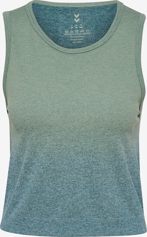 Hummel Sporttop in Grün: Vorderseite