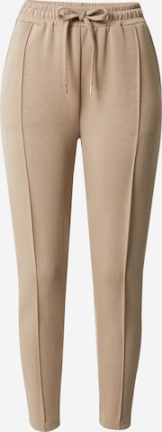 Athlecia Skinny Workout Pants 'Jacey' in Brown: front