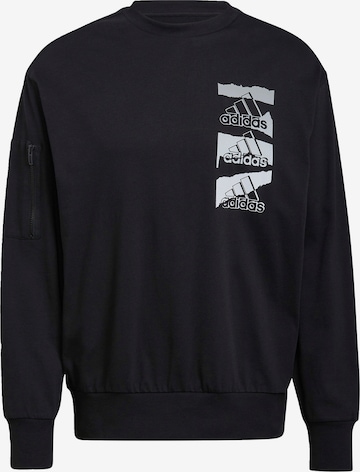 ADIDAS SPORTSWEAR Sports sweatshirt in Black: front