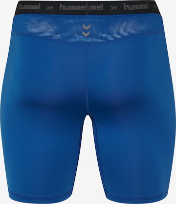 Hummel Skinny Sporthose in Blau