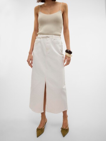Jupe 'VMLizzy' VERO MODA en blanc