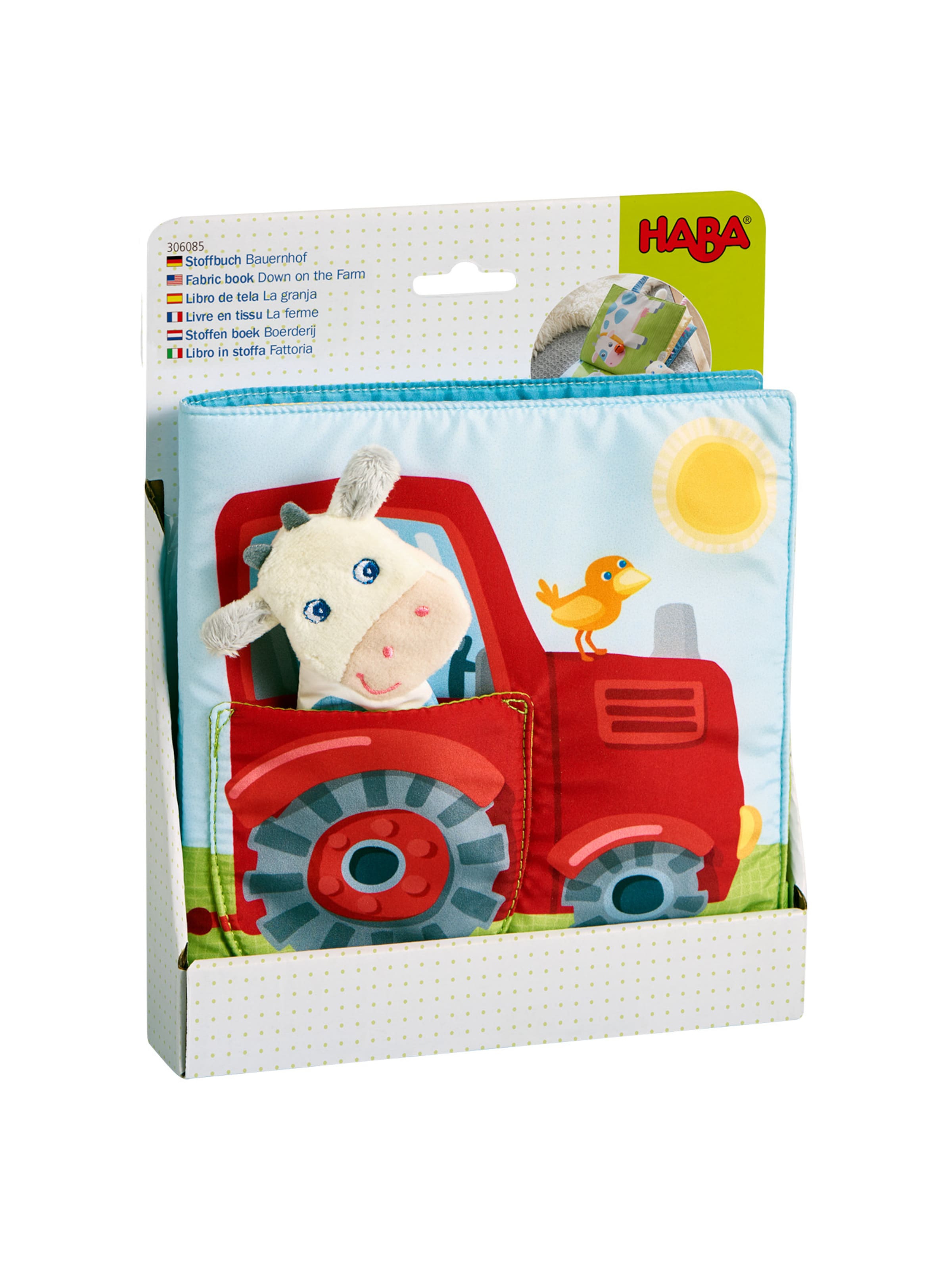 HABA Stoffbuch ' Bauernhof ' in Mischfarben: Vorderseite