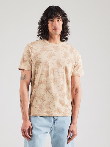 T-Shirt 'ONSMALDINI' Only & Sons en beige : devant