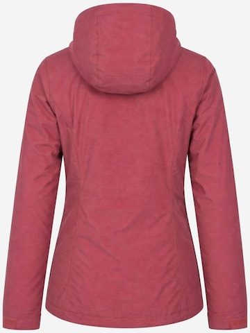 deproc Winter jacket 'Outdoorjacke LAVAL Damen Regenjacke, Wanderjacke' in Red