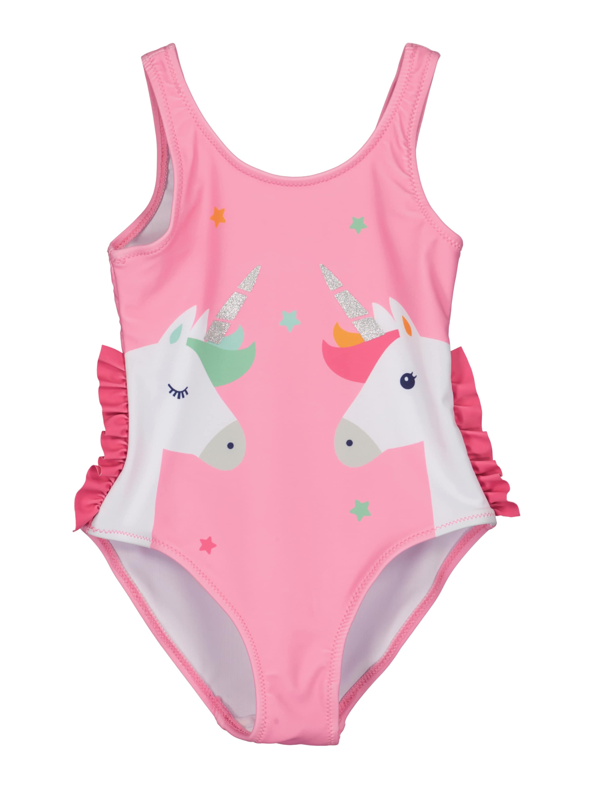 BLUE SEVEN Strój kąpielowy w kolorze różowy: przód