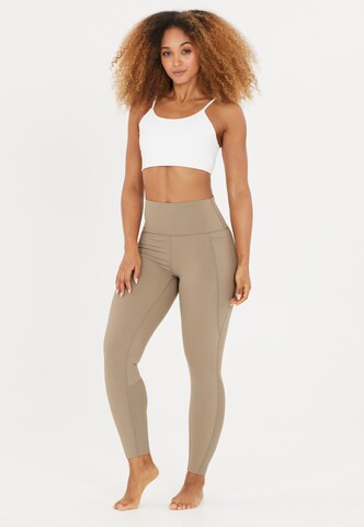Athlecia Skinny Sporthose 'Aliya' in Beige