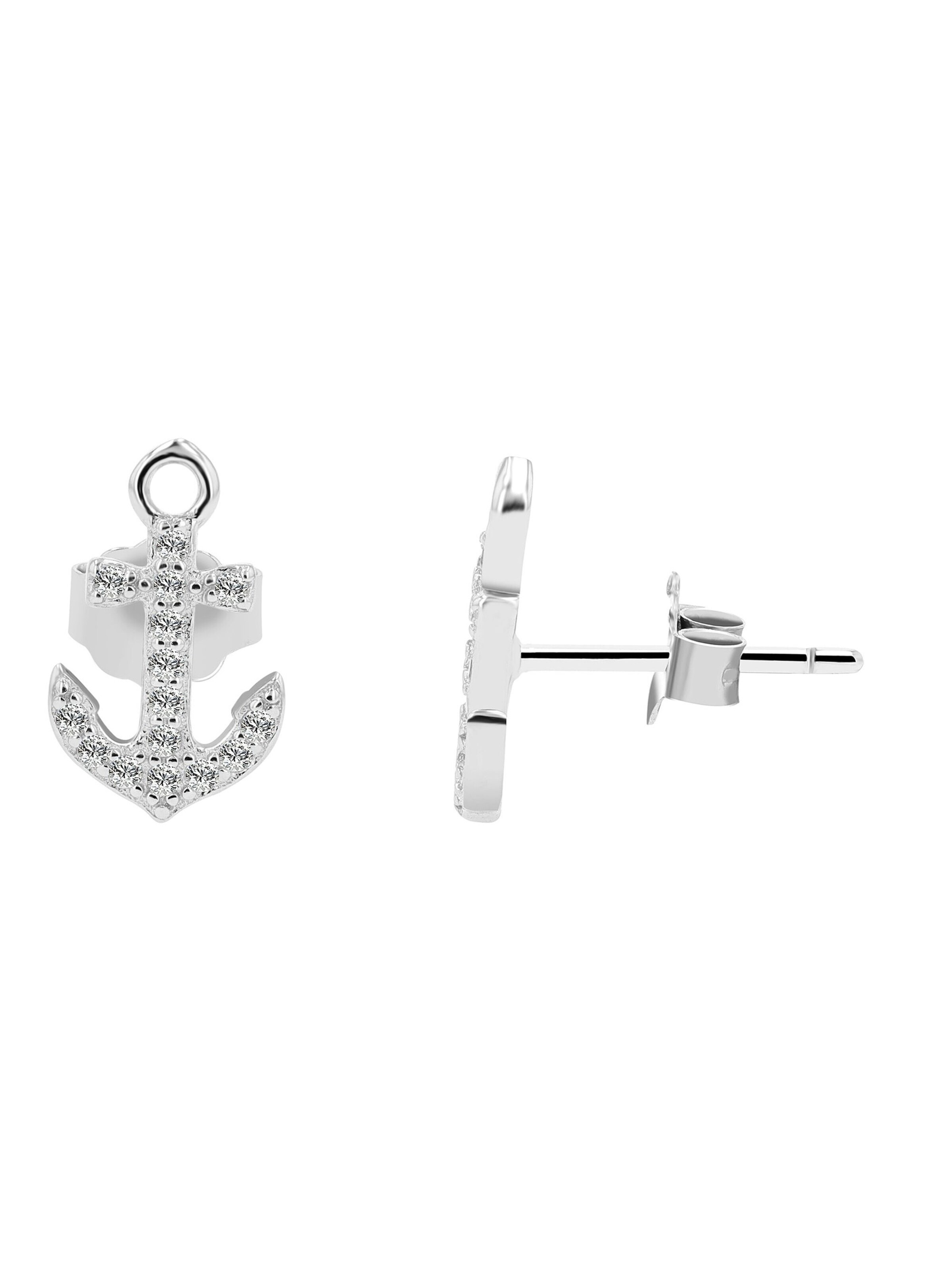Akzent Earrings '"Aneirin" aus 925 Sterlingsilber, hautverträglich' in Silver