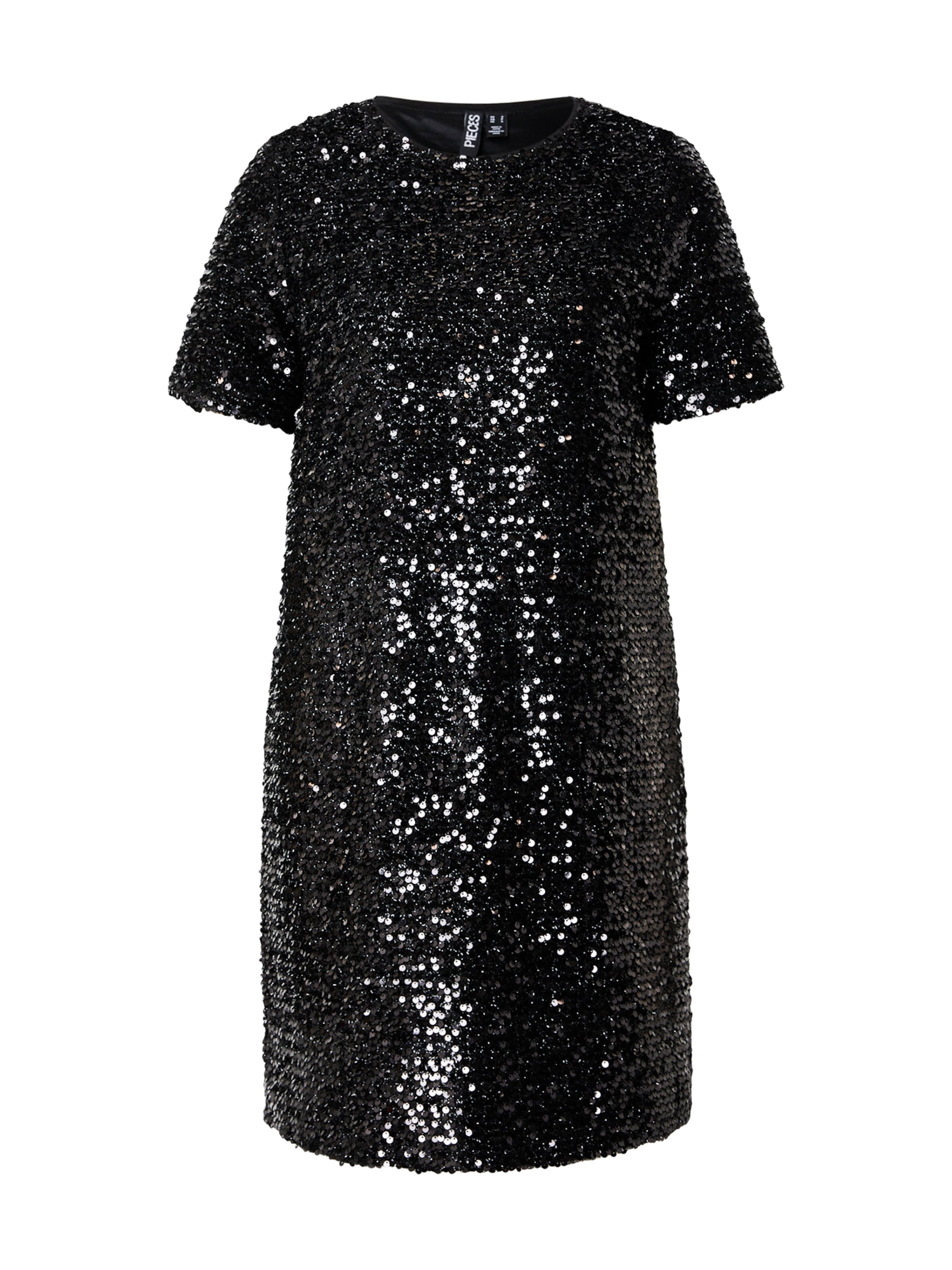 PIECES Coctailkjole 'PCSERENA' i sort: forside