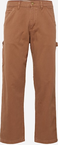 Pantalon 'JPSTeddie JJCarpenter' JACK & JONES en marron : devant