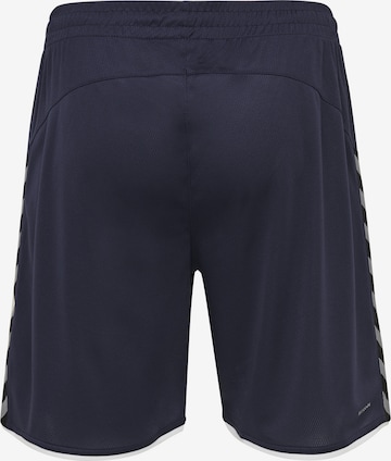 Hummel Regularen Športne hlače 'Poly' | modra barva