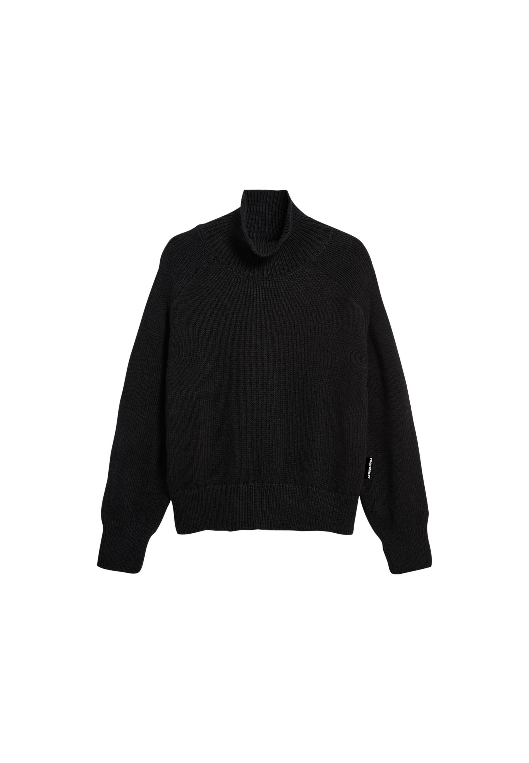 ARMEDANGELS Pullover 'WINTER' (GOTS) in Schwarz: Vorderseite