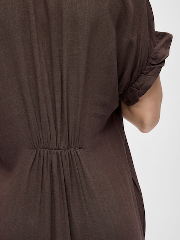 OBJECT Kjole 'Sanne Tiana' i brun