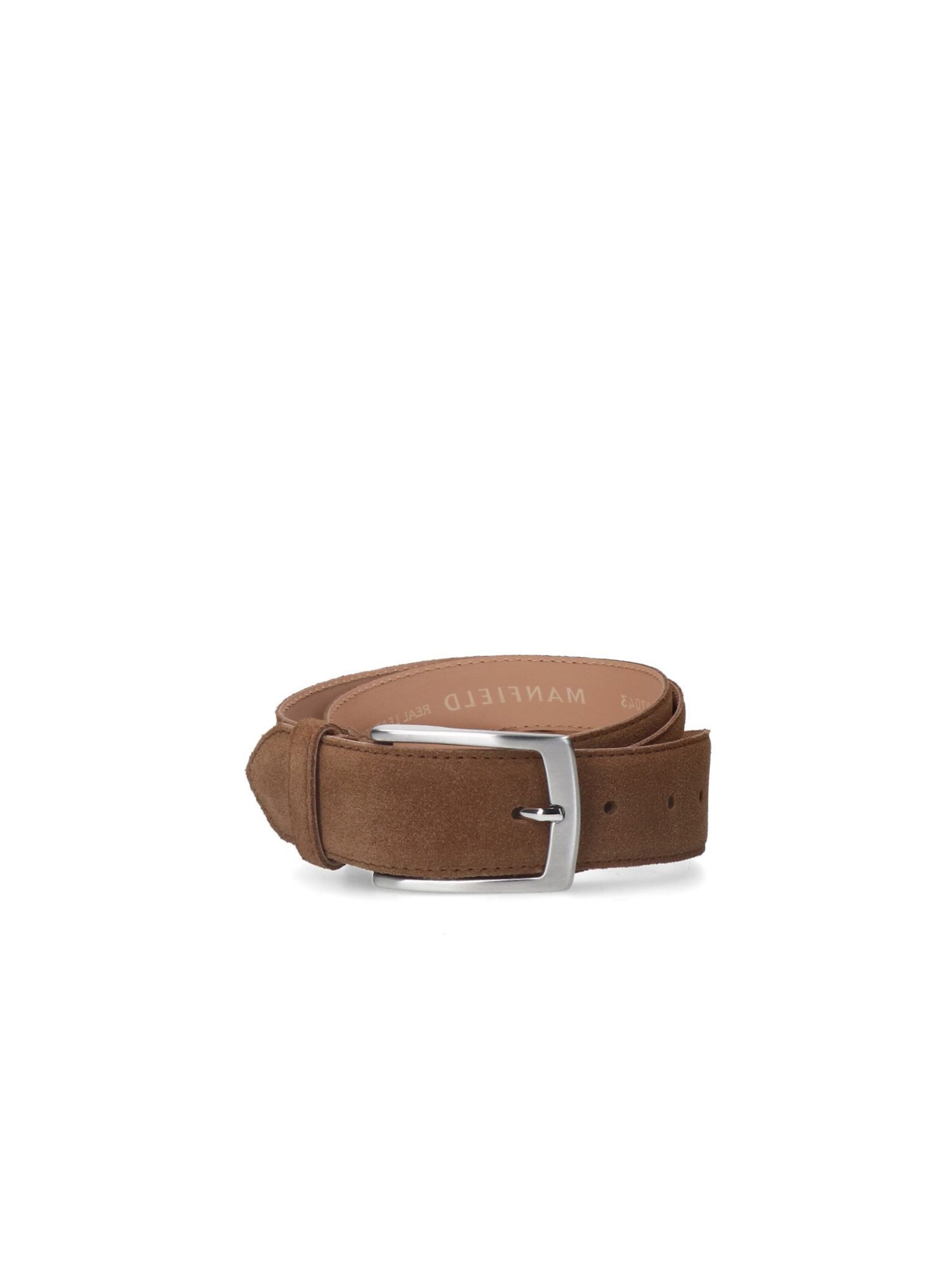 Ceinture MANFIELD en marron : devant