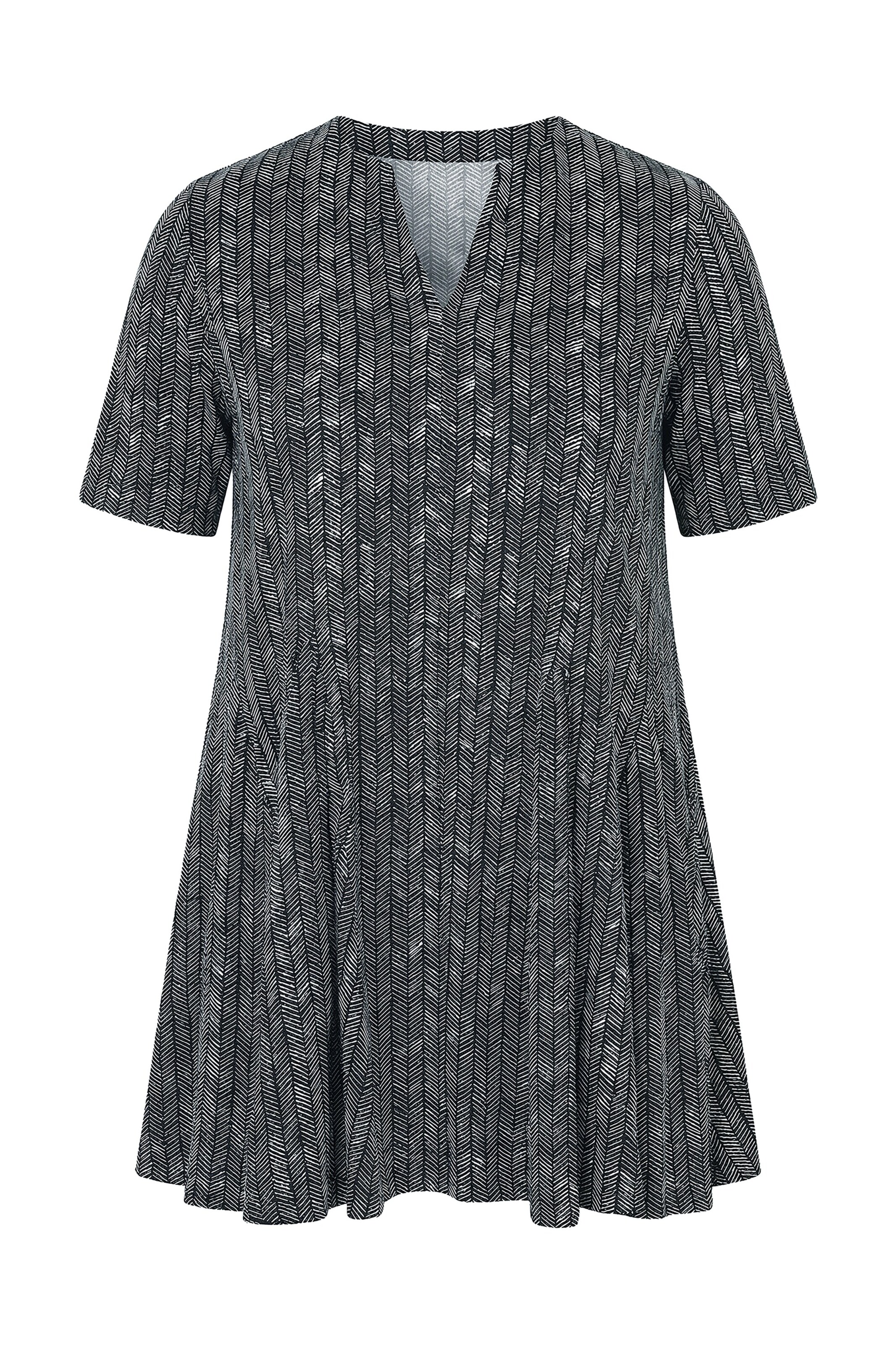 Ulla Popken Bluse in Schwarz: Vorderseite