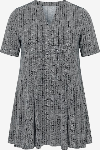 Ulla Popken Bluse in Schwarz: Vorderseite