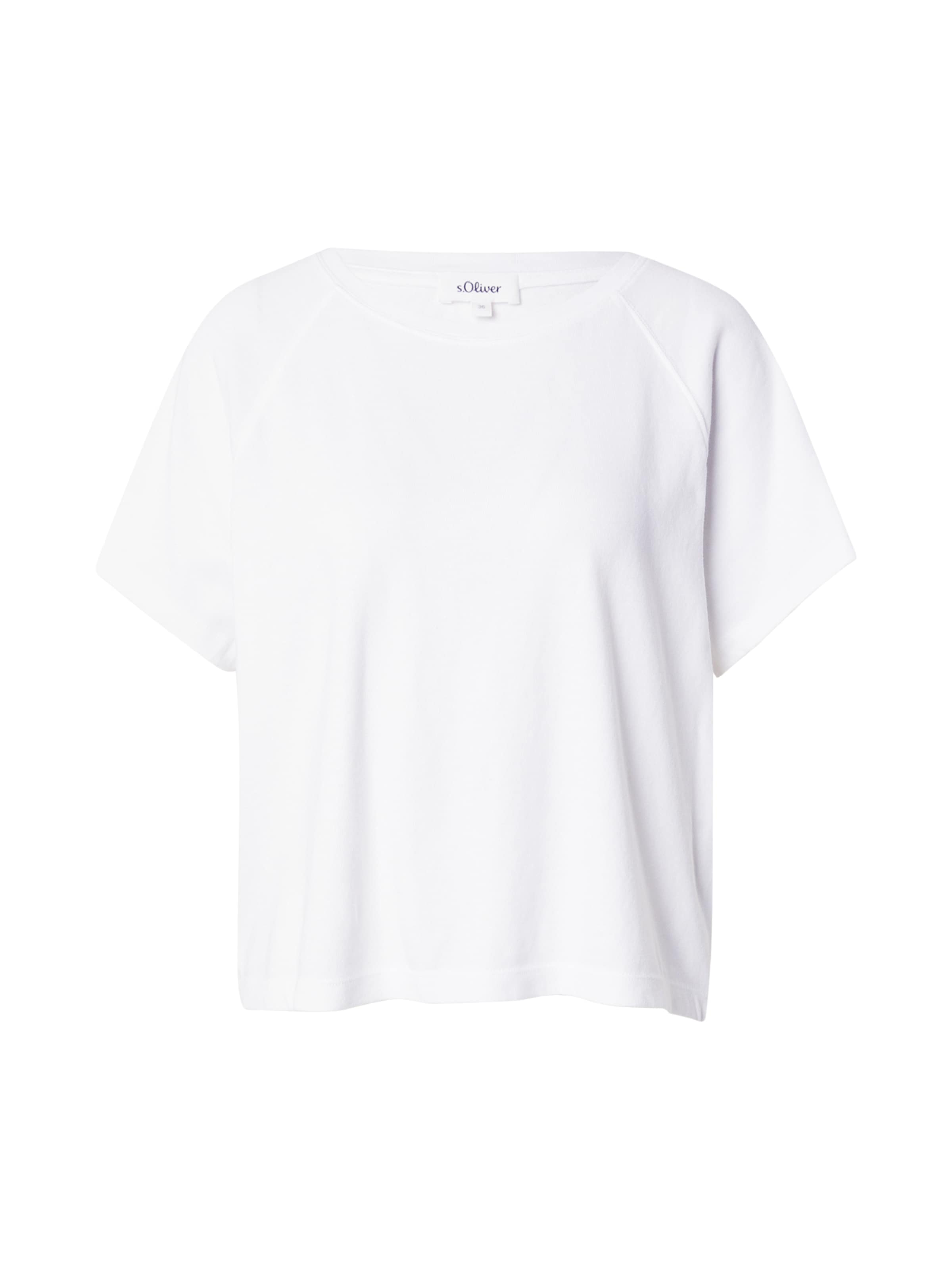s.Oliver Тениска в бяло: отпред