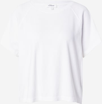 s.Oliver Shirt in Weiß: Vorderseite