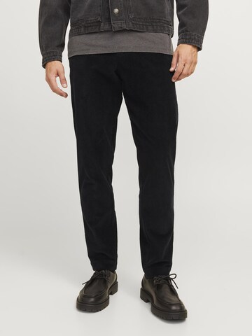 JACK & JONES Tapered Hose in Schwarz: Vorderseite