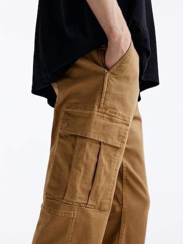 Pull&Bear Regular Pants in Brown