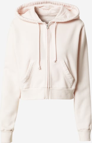 HOLLISTER Sweat jacket in Pink: front