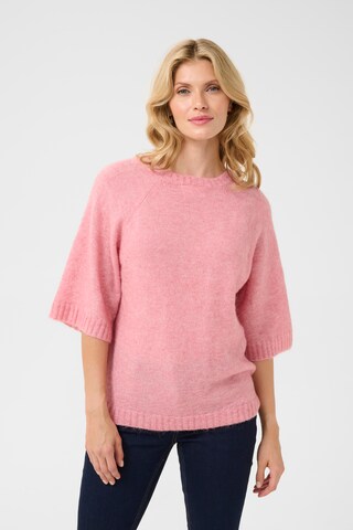 Pull-over 'Blu' Cream en rose : devant