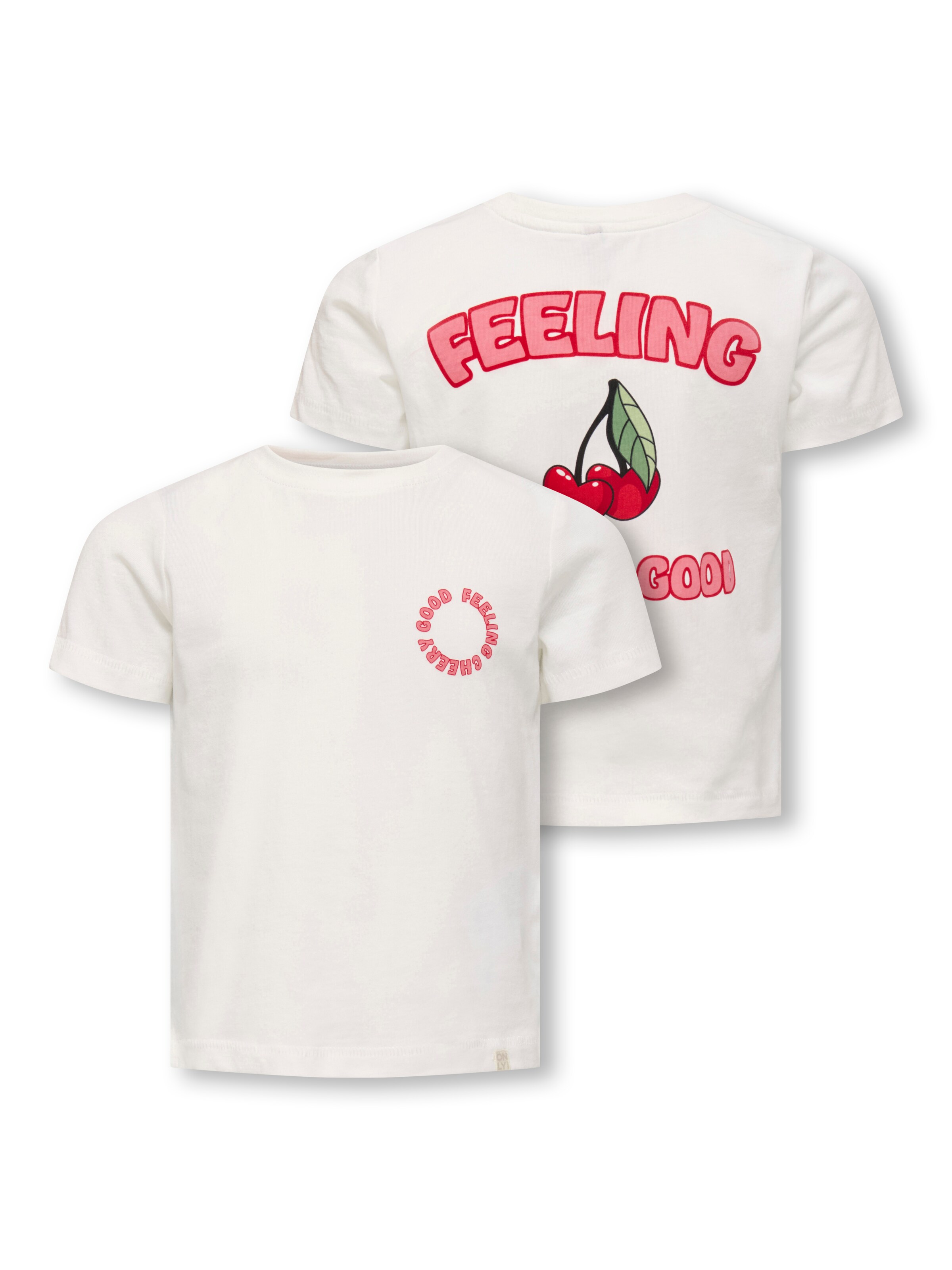 Tricou 'KMGCandy' de la Only Mini pe alb