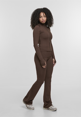 DEF Sportief sweatvest in Bruin