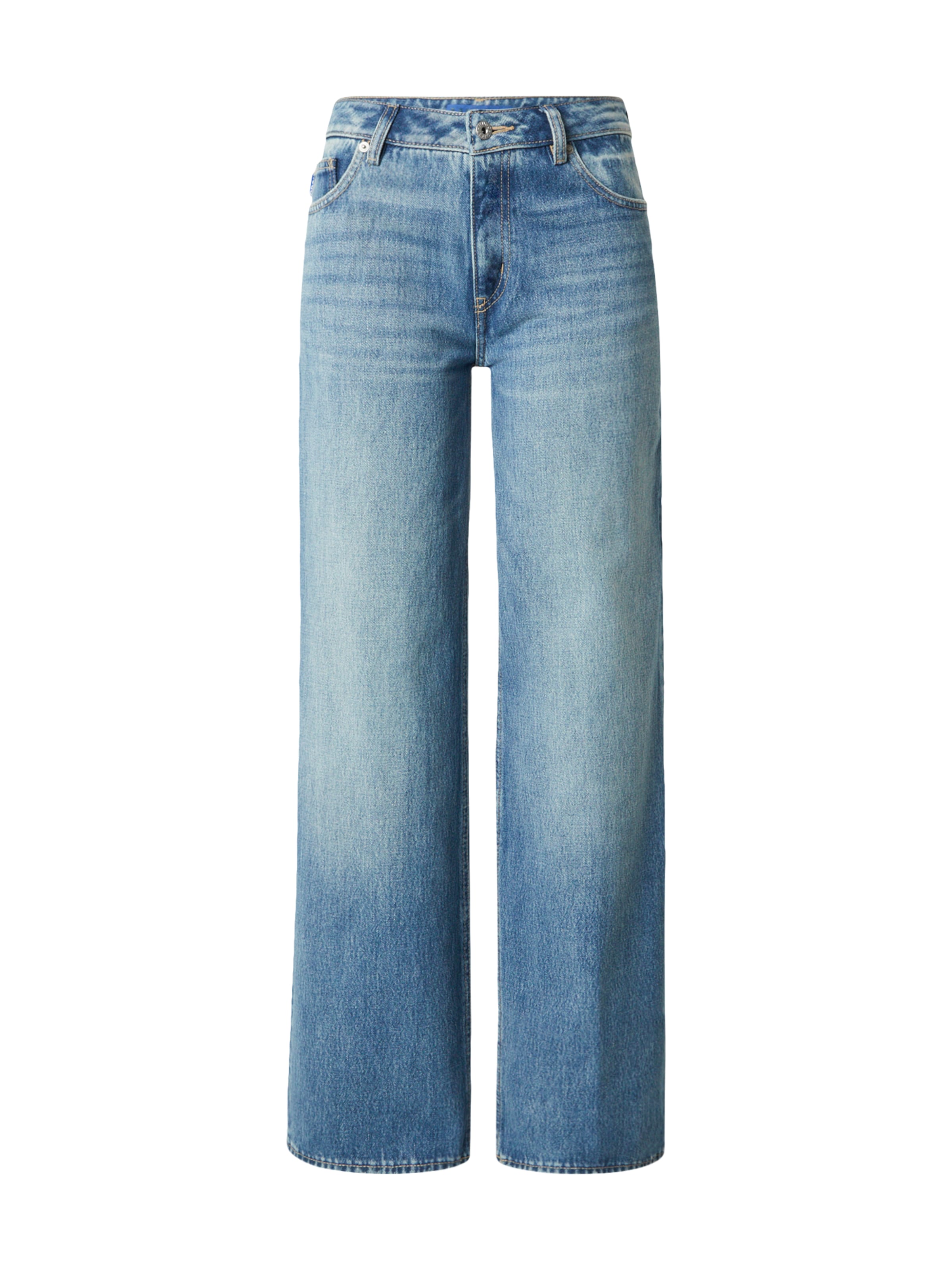 HUGO Wide leg Jeans &#x27;Gamala_B&#x27; in Blauw: voorkant