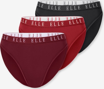 ELLE Slip ' Logo ' in Rood: voorkant
