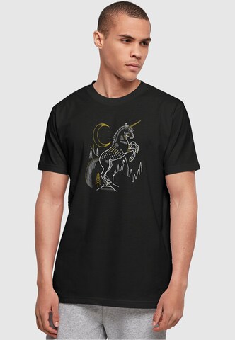 T-Shirt 'Harry Potter - Unicorn' ABSOLUTE CULT en noir : devant