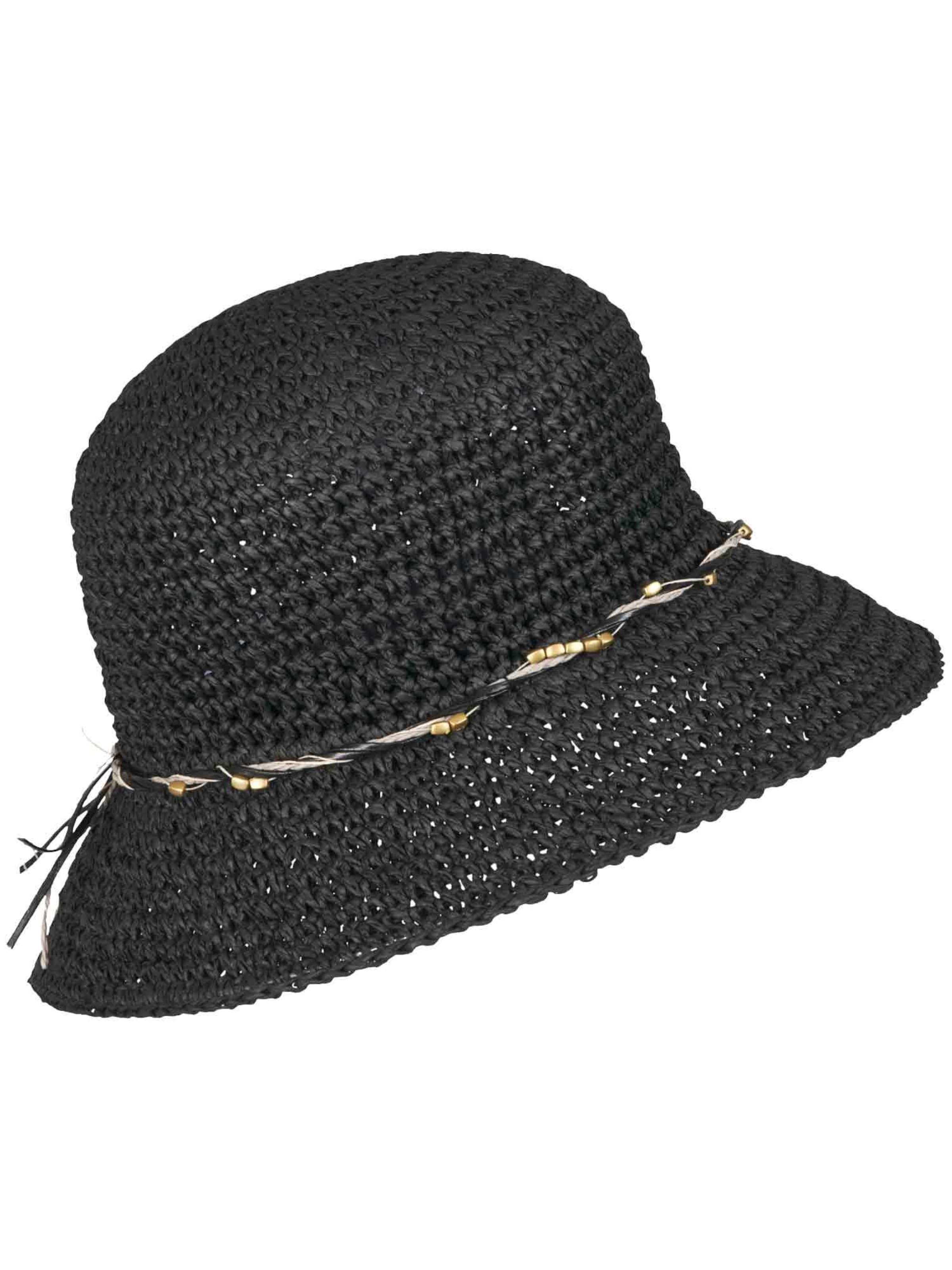 LOEVENICH Hut in Schwarz: Vorderseite